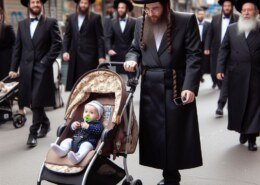 Is it permissible to let the baby go out on Shabbat with a pacifier in a place where there is no mixing