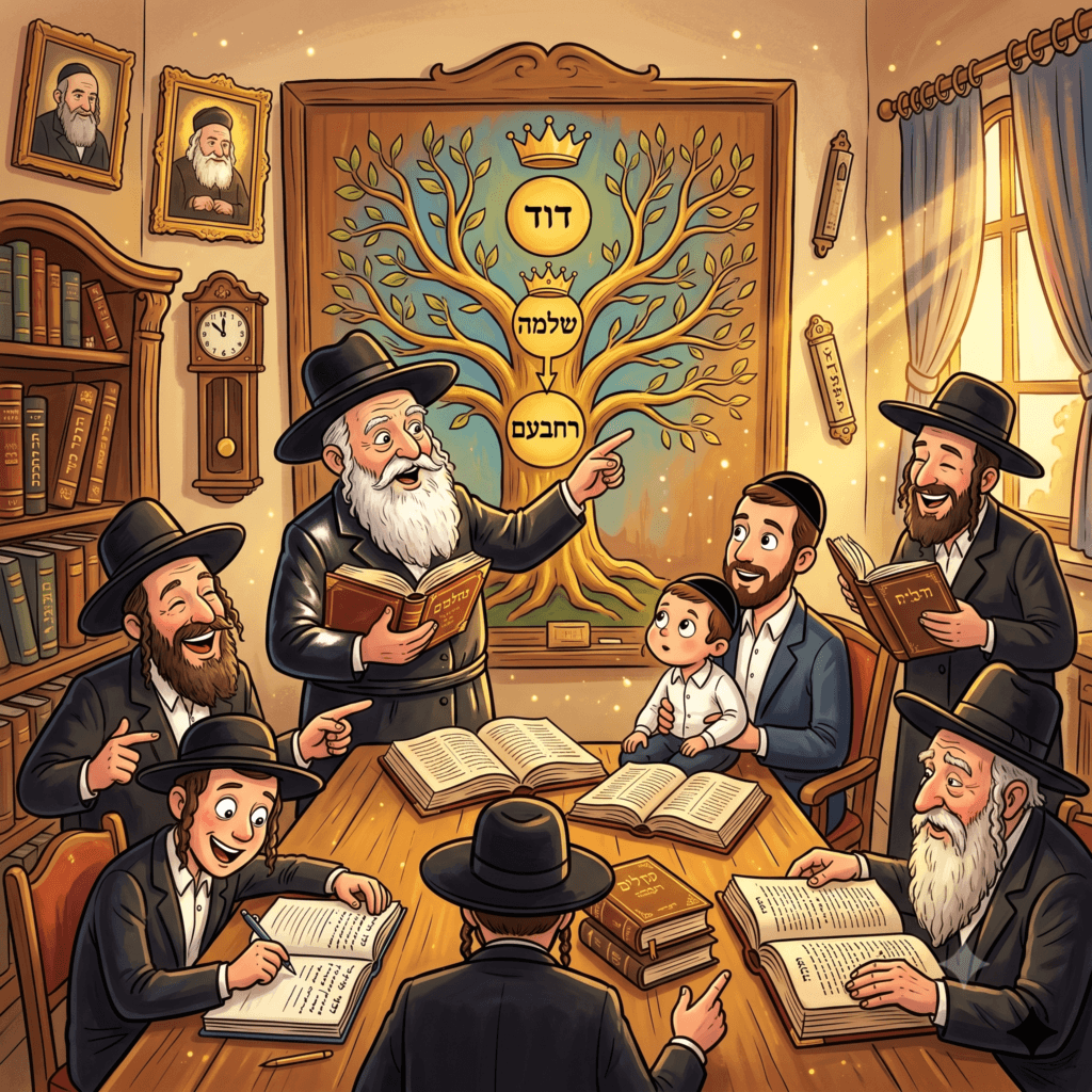 איך היה רחבעם בן שלמה יושב בחיקו של דוד המלך