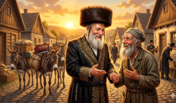 לאחר הרגל הגיע בעל הבית עם שלושה חמורים – “במה חשדתני?” – וכל תשובה לכף זכות