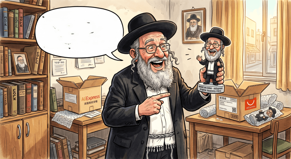 האם מותר להזמין מסין בובה שעושים לו בצורה של עצמו