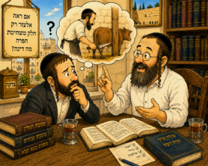 אם ראה אלעזר רק חלק משחיטת הפרה מה דינה